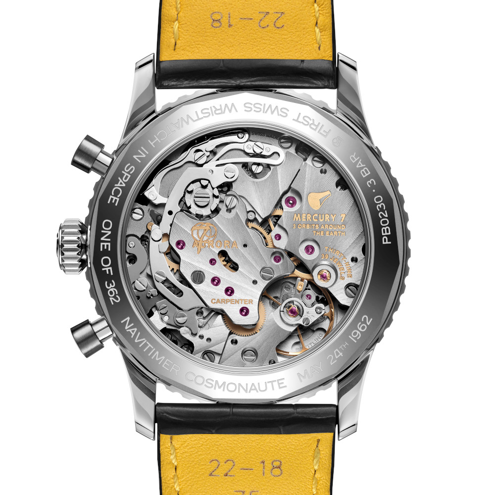 Breitling Navitimer Cosmonaute caseback