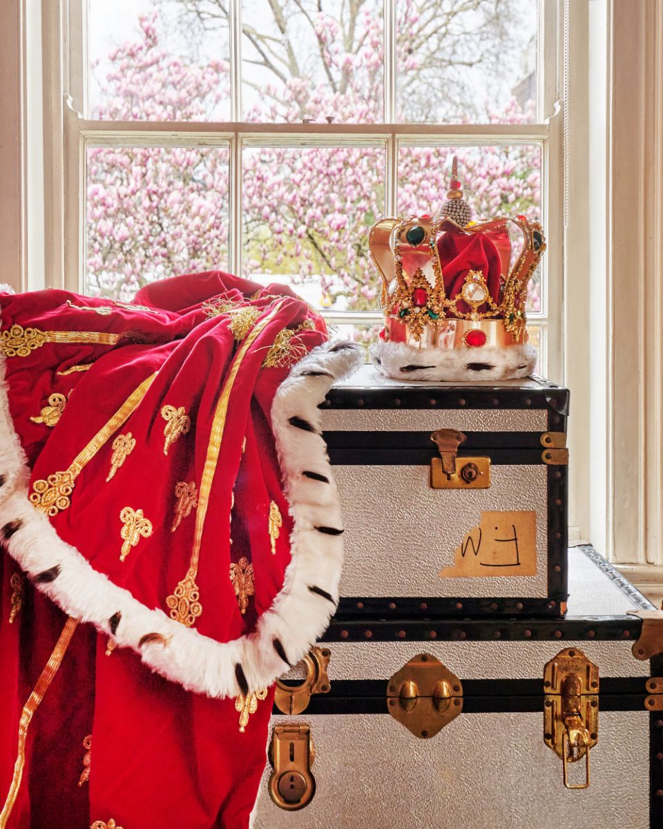 Freddie Mercury iconic crown and cloak