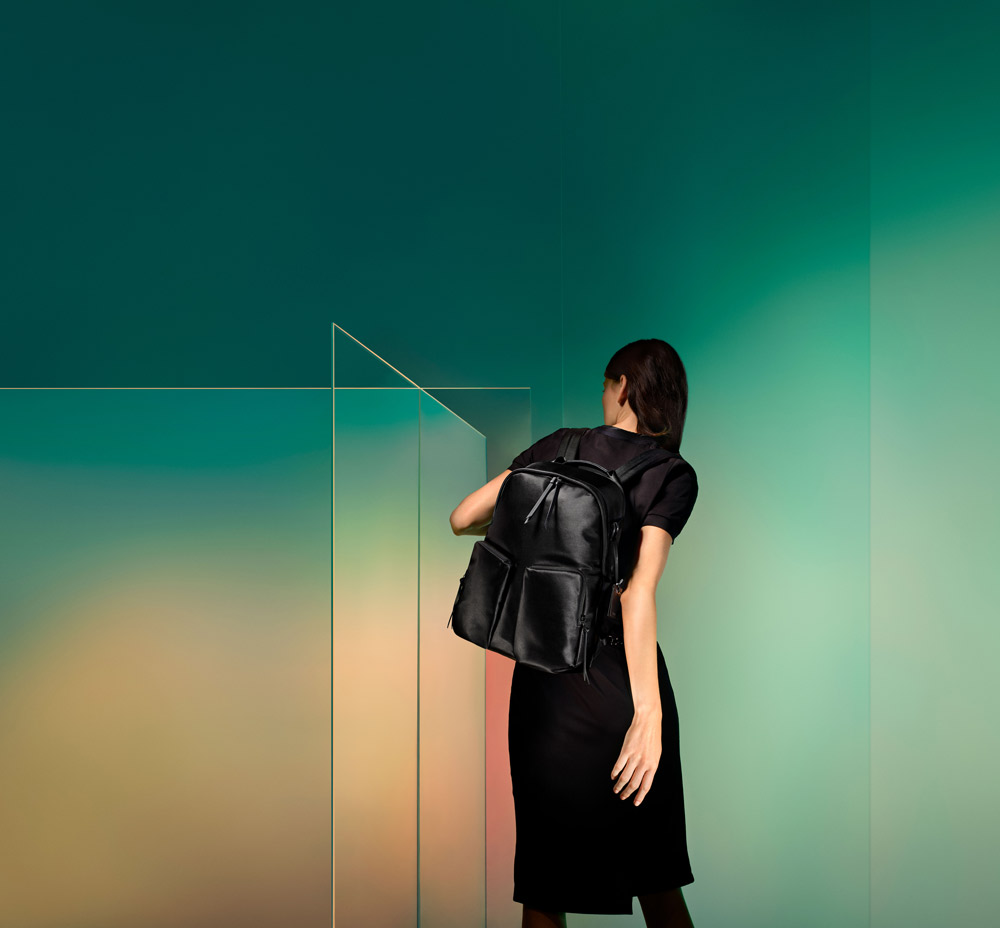Tumi pet bottle bag