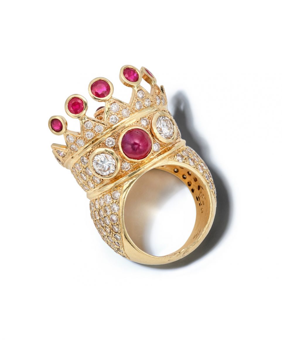 Tupac Shakur Crown Ring Sotheby's