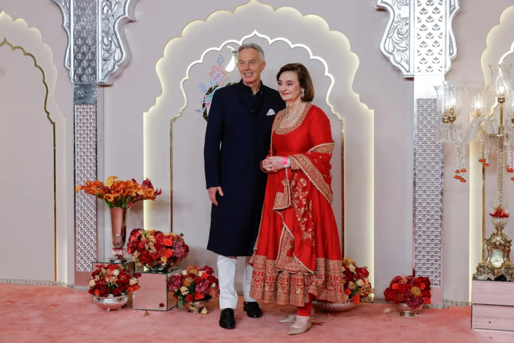 Tony Blair Cherie Blair Ambani