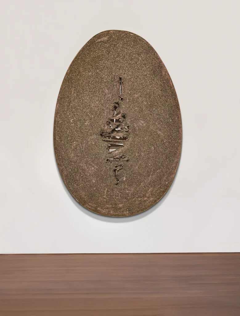 Lucio Fontana Concetto spaziale La fine di Dio 1963
